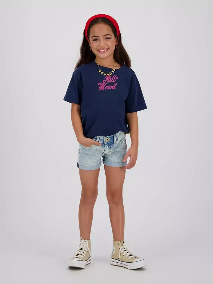 Vingino Szorty dżinsowe w kolorze błękitnym rozmiar: 98