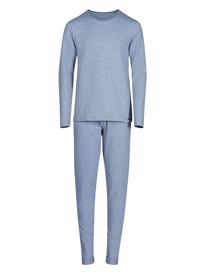 Skiny Piżama w kolorze niebieskoszarym rozmiar: 140