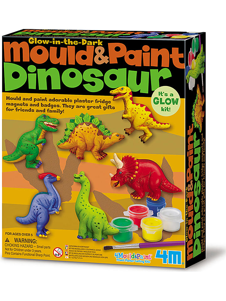 4M Zestaw kreatywny "Mould & Paint: Glow Dinosaur" - 5+ rozmiar: onesize