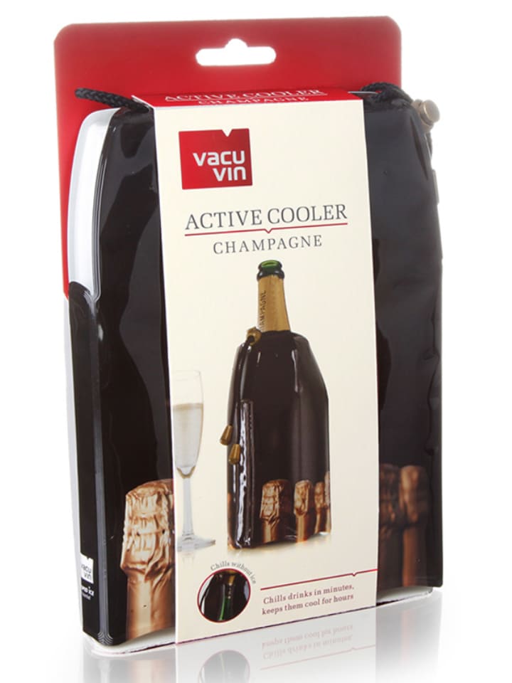 Vacu Vin Schładzacz w kolorze brązowym do szampana - 34 x 22 cm rozmiar: onesize