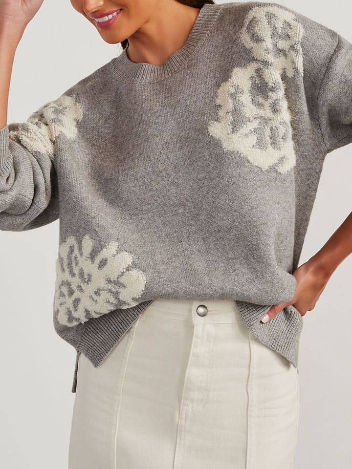 Milan Kiss Sweter w kolorze szarym rozmiar: XL