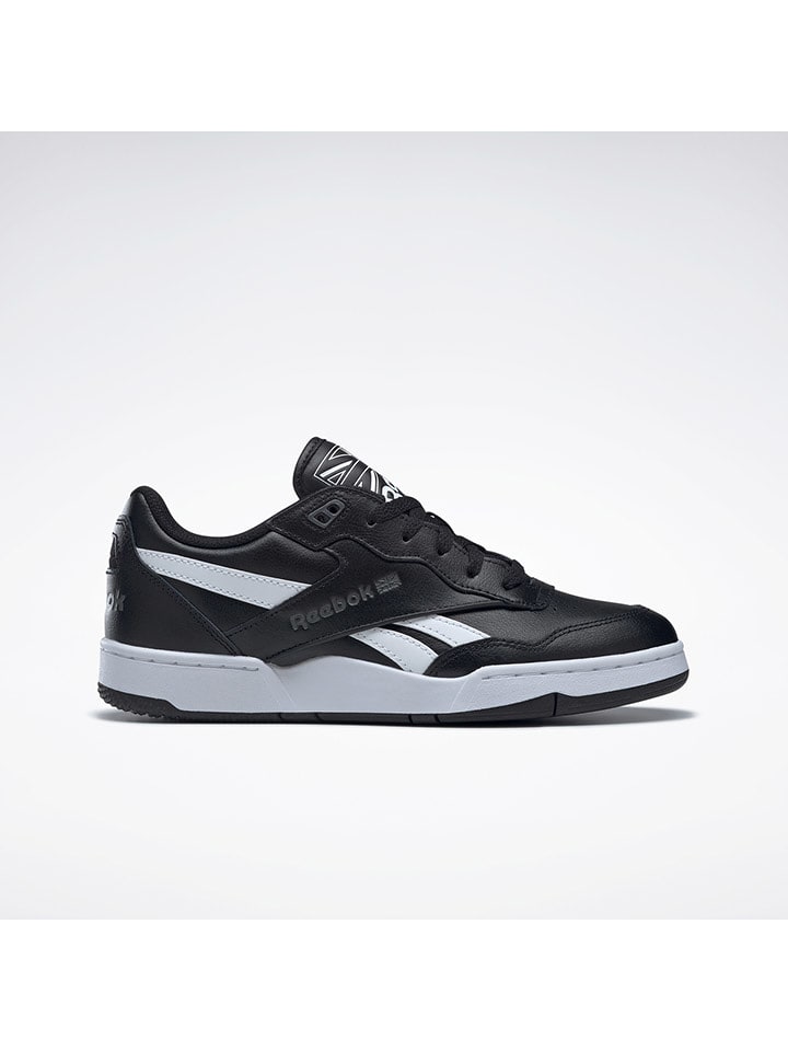 Reebok Skórzane sneakersy "BB 4000 II" w kolorze czarnym rozmiar: 37,5