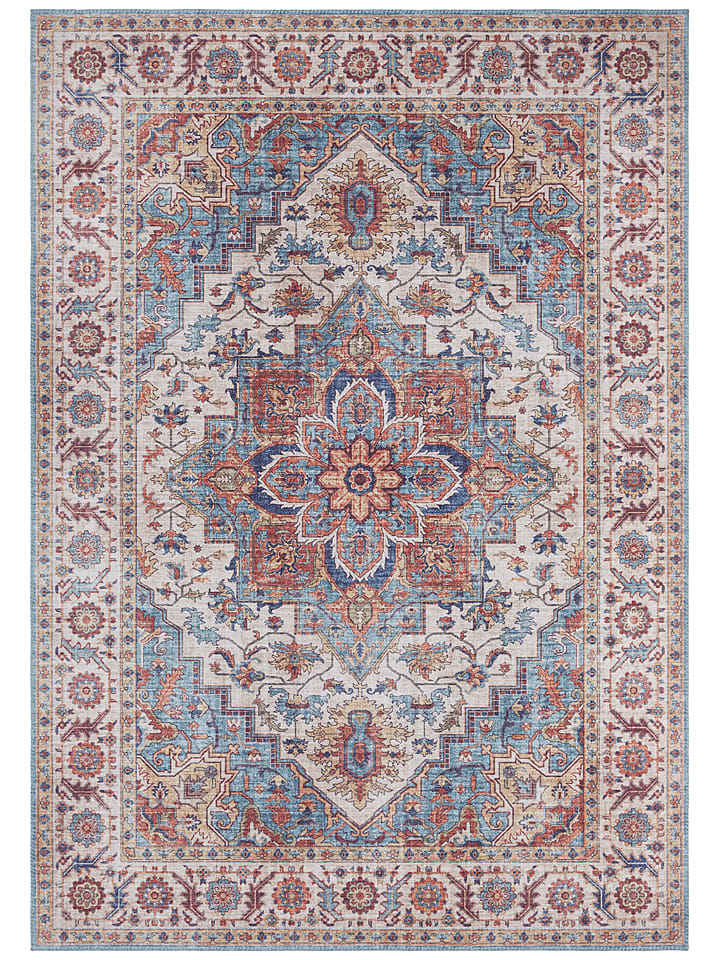 Nouristan Dywan tkany "Anthea" w kolorze niebiesko-czerwonym rozmiar: 120x160 cm