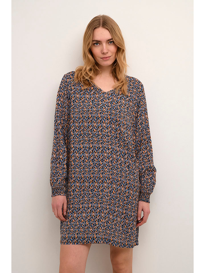 Cream Sukienka "Tiah" w kolorze niebiesko-pomarańczowym rozmiar: 40