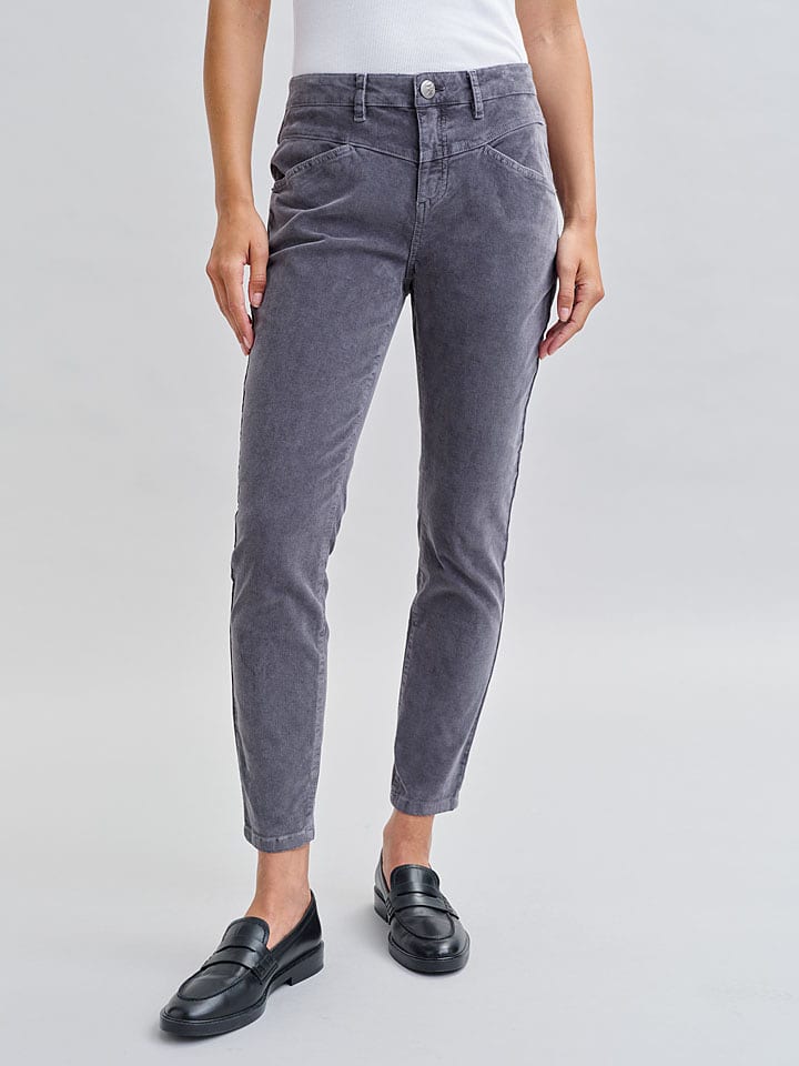 OPUS Dżinsy - Skinny fit - w kolorze szarym rozmiar: 34/L28