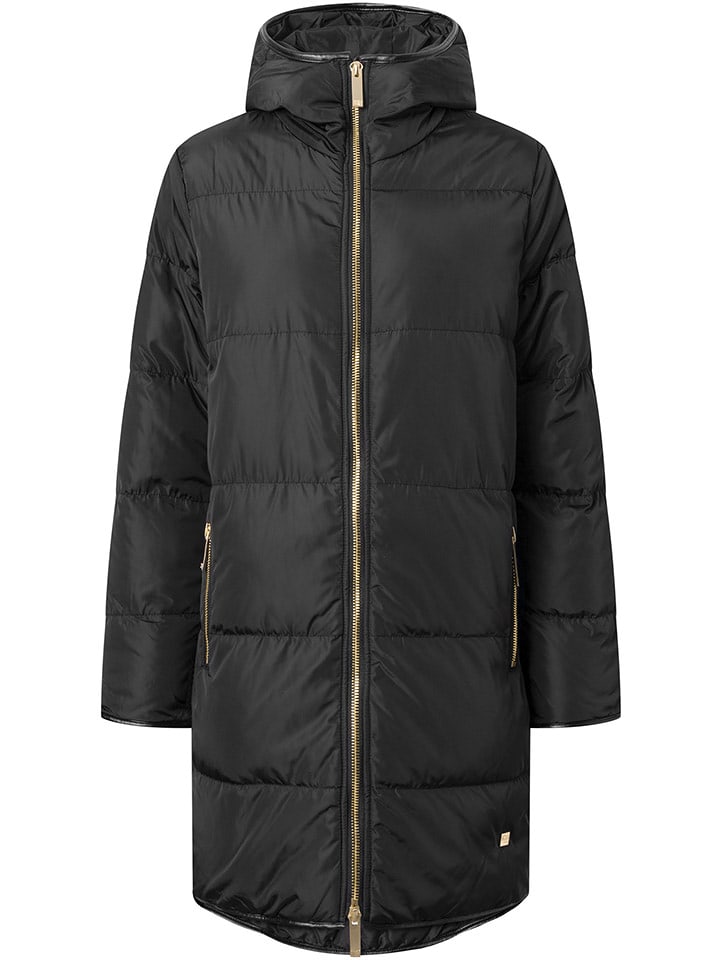 TicketWOMAN Płaszcz pikowany "Stella" w kolorze czarnym rozmiar: 38