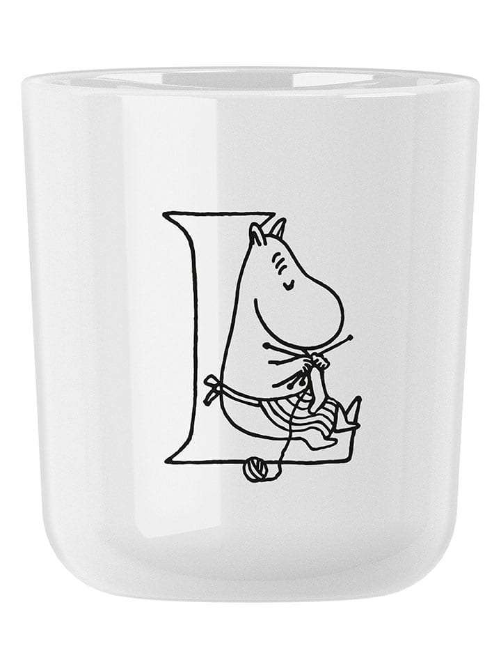 RIG-TIG Kubek "Moomin ABC - L" w kolorze białym - 200 ml rozmiar: onesize