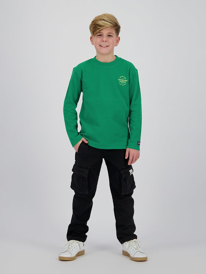 Vingino Koszulka "Halee" w kolorze zielonym rozmiar: 140