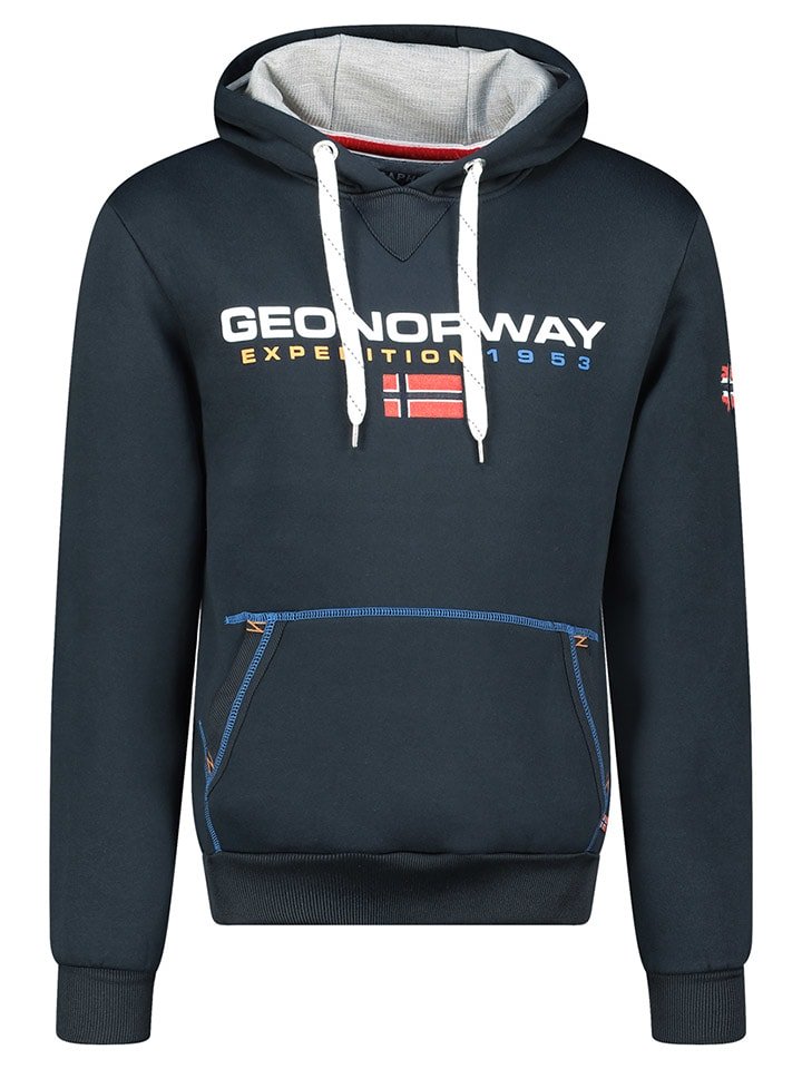 Geographical Norway Bluza "Olvier" w kolorze granatowym rozmiar: XXL