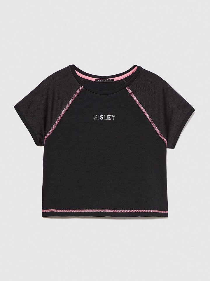 Sisley Koszulka w kolorze czarnym rozmiar: 168
