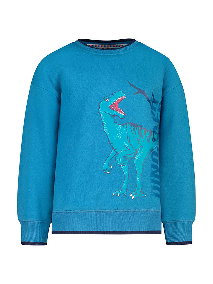 Salt and Pepper Bluza "Dinosaur" w kolorze niebieskim rozmiar: 104/110