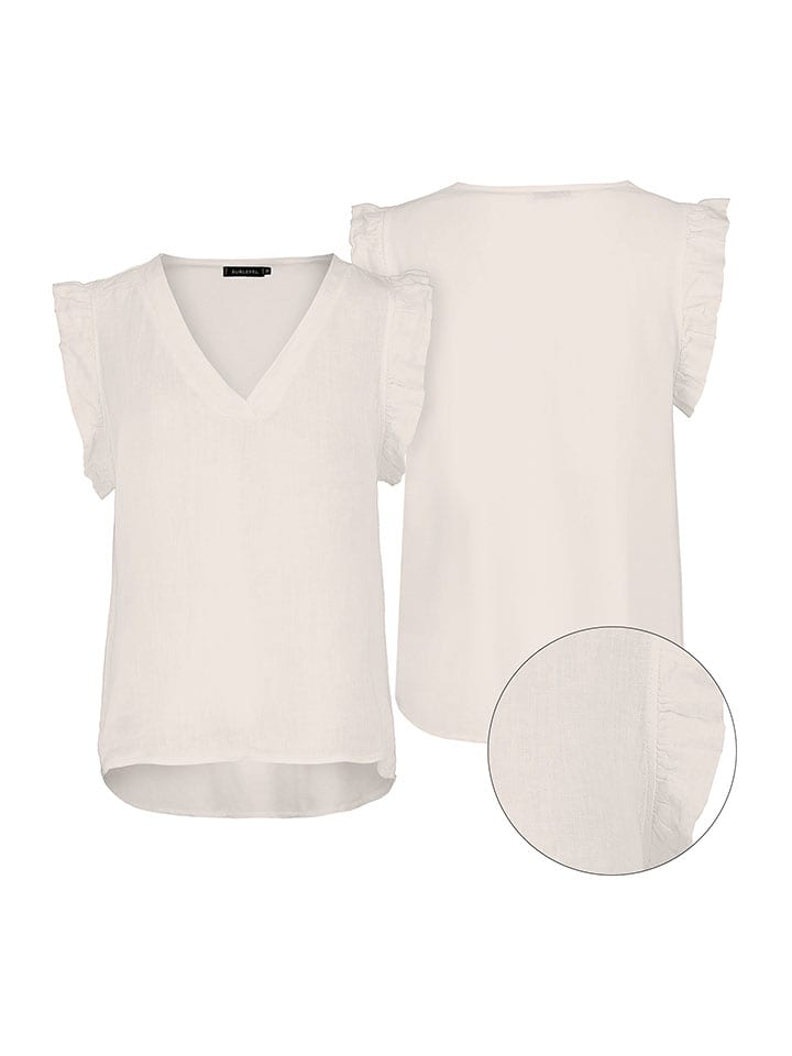 Eight2Nine Bluzka w kolorze beżowym rozmiar: M/L