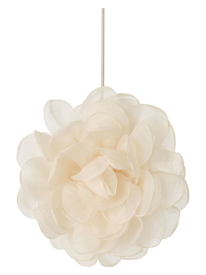 Ellos Home Lampa dekoracyjna "Dahlia" w kolorze beżowym - Ø 37 cm rozmiar: onesize
