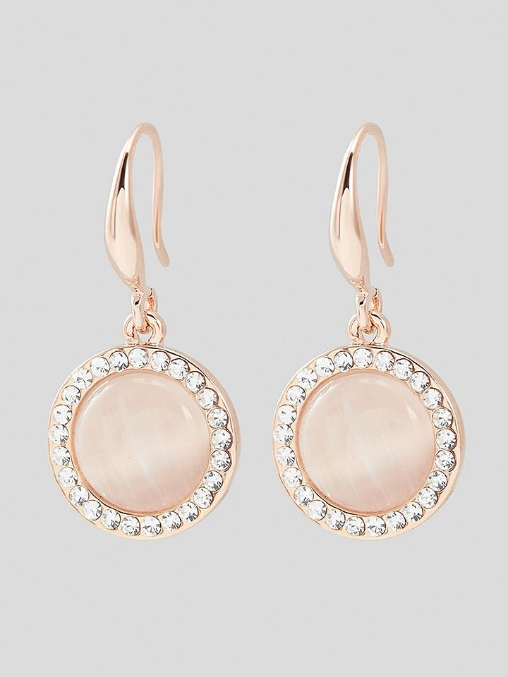 U.S. Polo Assn. Pozłacane kolczyki z kryształami rozmiar: onesize