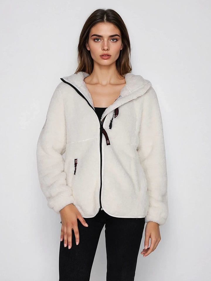 CANADA weather gear Kurtka polarowa w kolorze białym rozmiar: XL