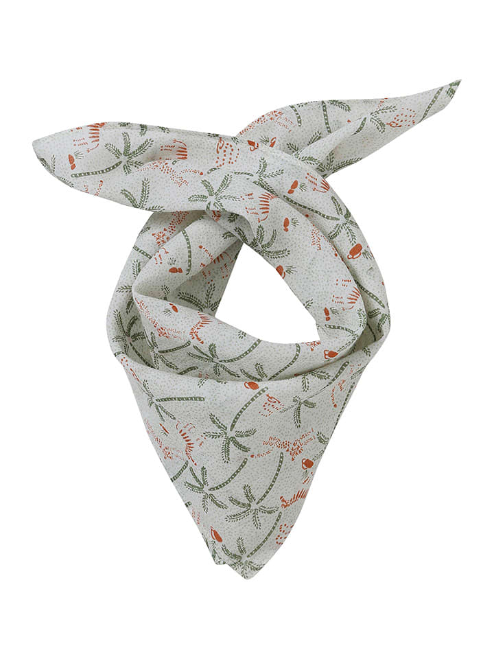 vertbaudet Chusta w kolorze pomarańczowo-kremowym rozmiar: onesize