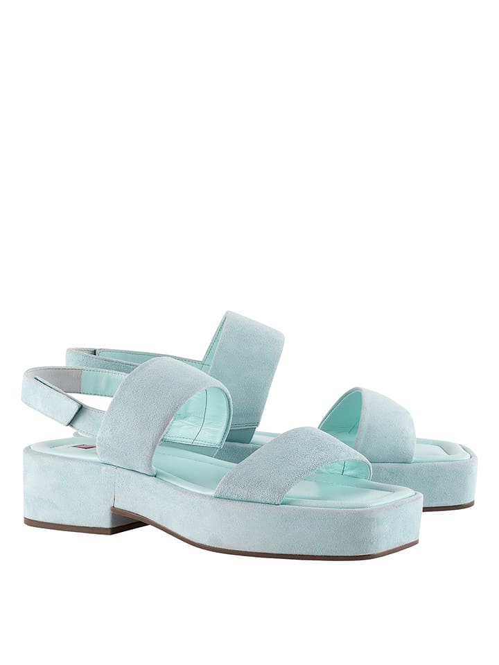 Högl Sandały "Lola" w kolorze turkusowym rozmiar: 36