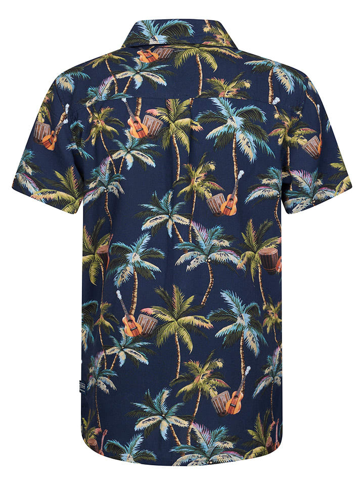 Petrol Industries Koszula w kolorze granatowym ze wzorem rozmiar: 152