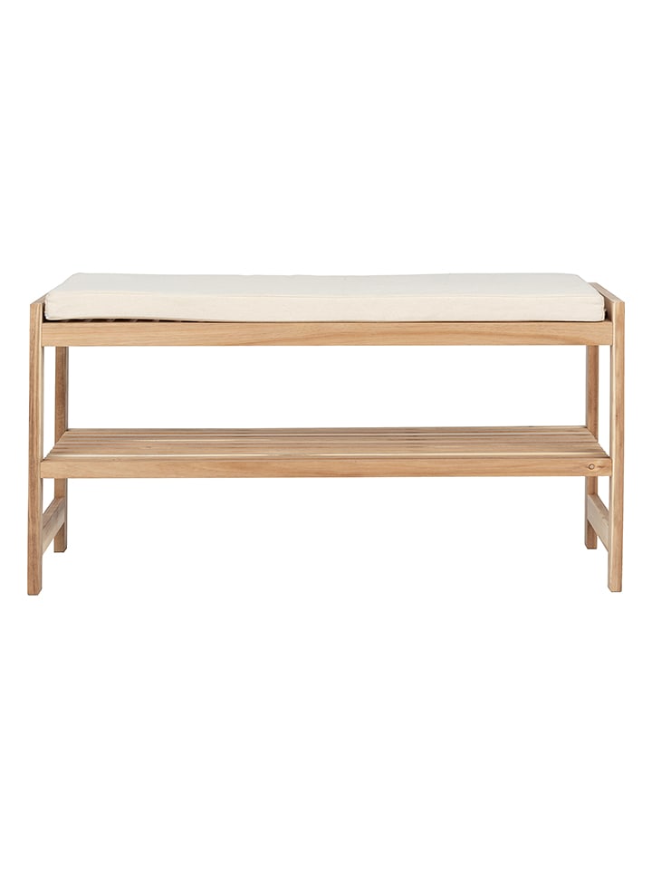 Wenko Ławka "Acina" w kolorze beżowym na buty - 90 x 45 x 34 cm rozmiar: onesize