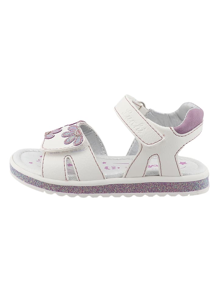 Lurchi Sandały "Candy" w kolorze biało-fioletowym rozmiar: 27