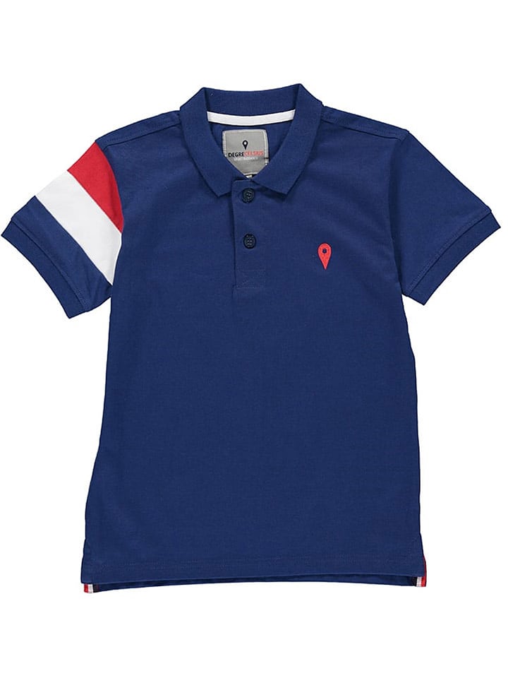 Peak Mountain Koszulka polo w kolorze granatowym rozmiar: 164