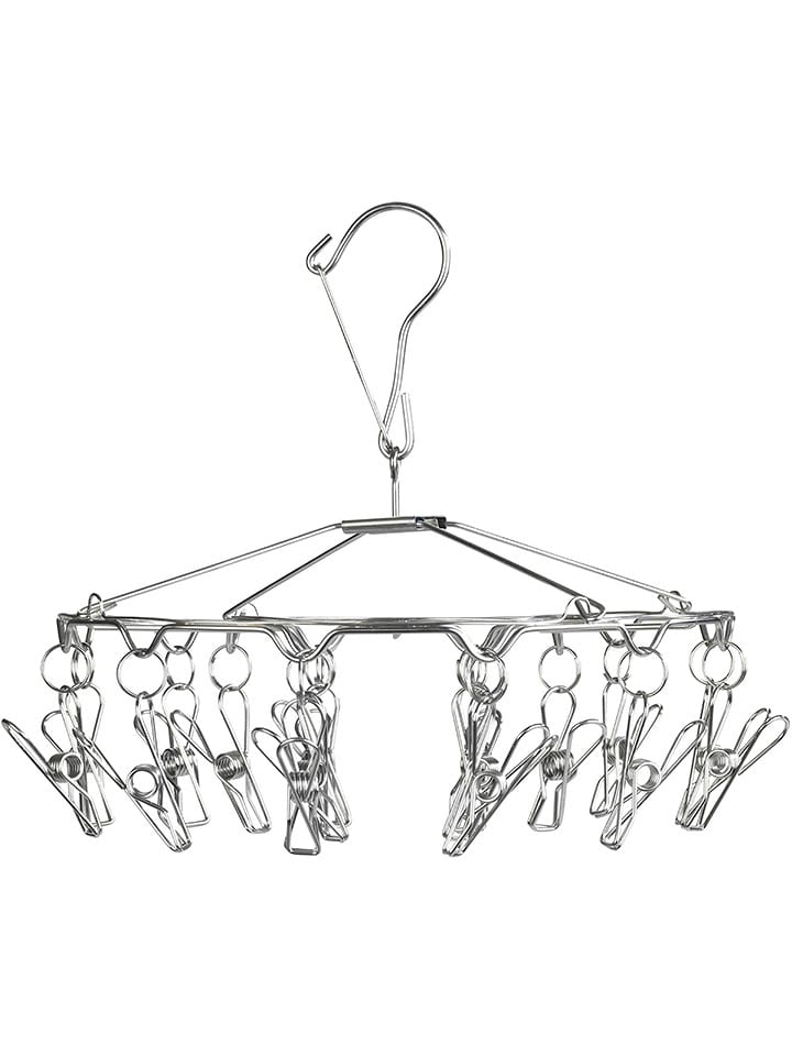 Wenko Karuzela do suszenia "Maximex” w kolorze srebrnym - Ø 27 cm rozmiar: onesize