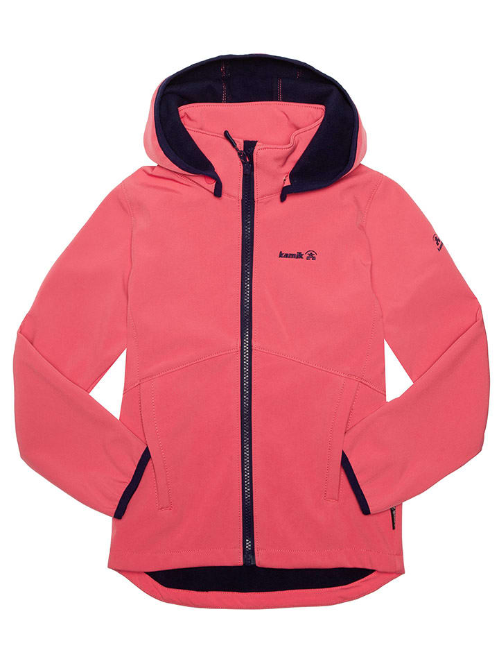 Kamik Kurtka softshellowa w kolorze koralowym rozmiar: 104