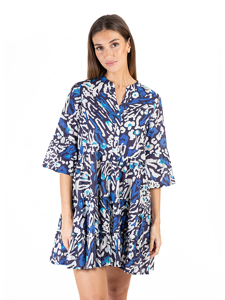 Isla Bonita by SIGRIS Sukienka w kolorze niebieskim rozmiar: L