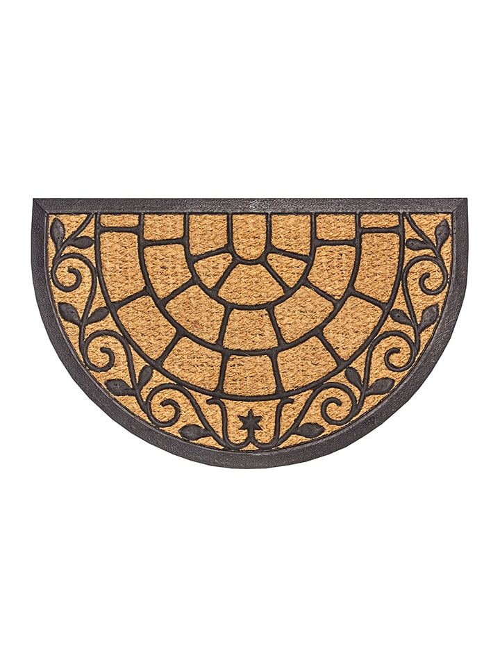 Hanse Home Wycieraczka w kolorze jasnobrązowym z włókna kokosowego rozmiar: 45x75 cm