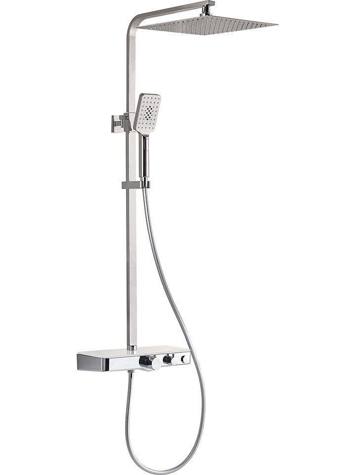 Schütte Zestaw prysznicowy w kolorze srebrno-białym z termostatem rozmiar: onesize