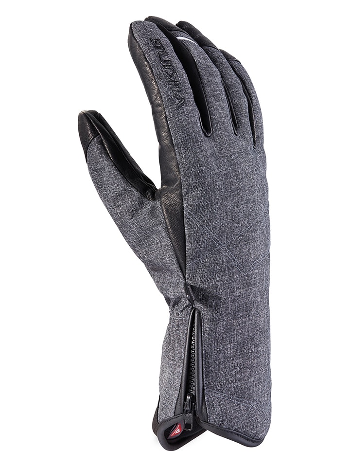 Viking Rękawiczki narciarskie "Hitra" w kolorze szarym rozmiar: 6