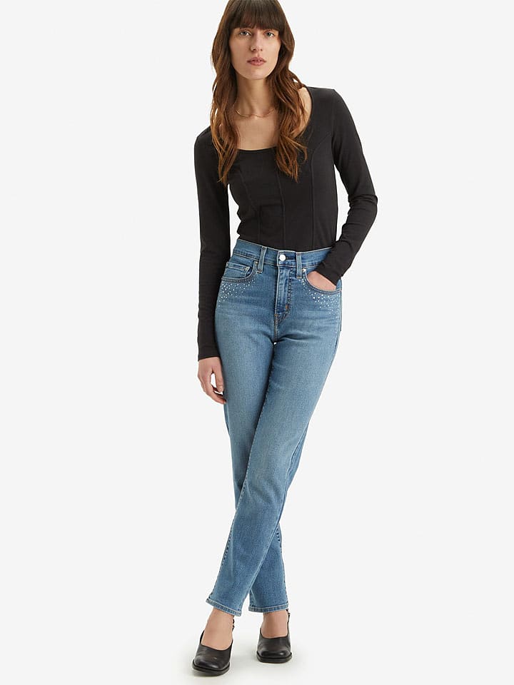Levi's Dżinsy - Slim fit - w kolorze niebieskim rozmiar: W26/L30