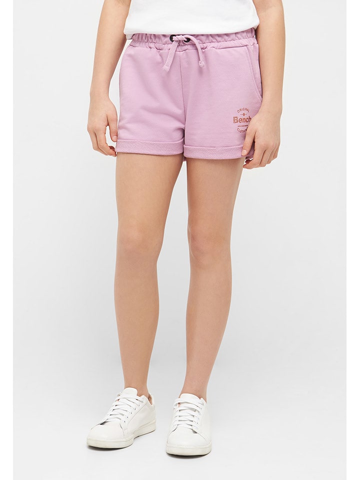 Bench Szorty dresowe "Glitz" w kolorze jasnoróżowym rozmiar: 128