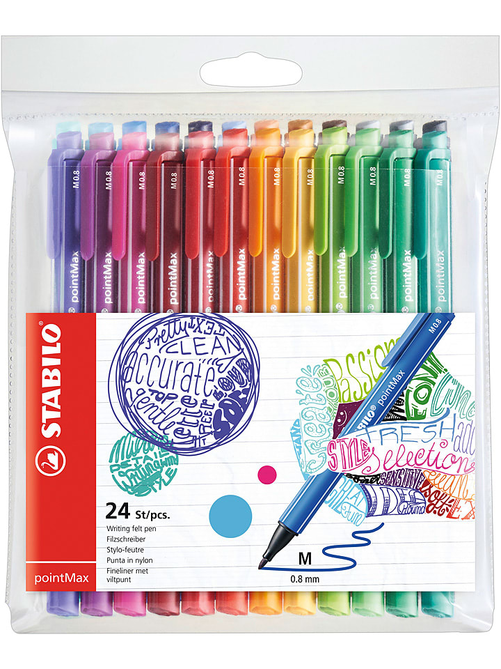 STABILO Mazaki (24 szt.) "STABILO PointMax" rozmiar: onesize