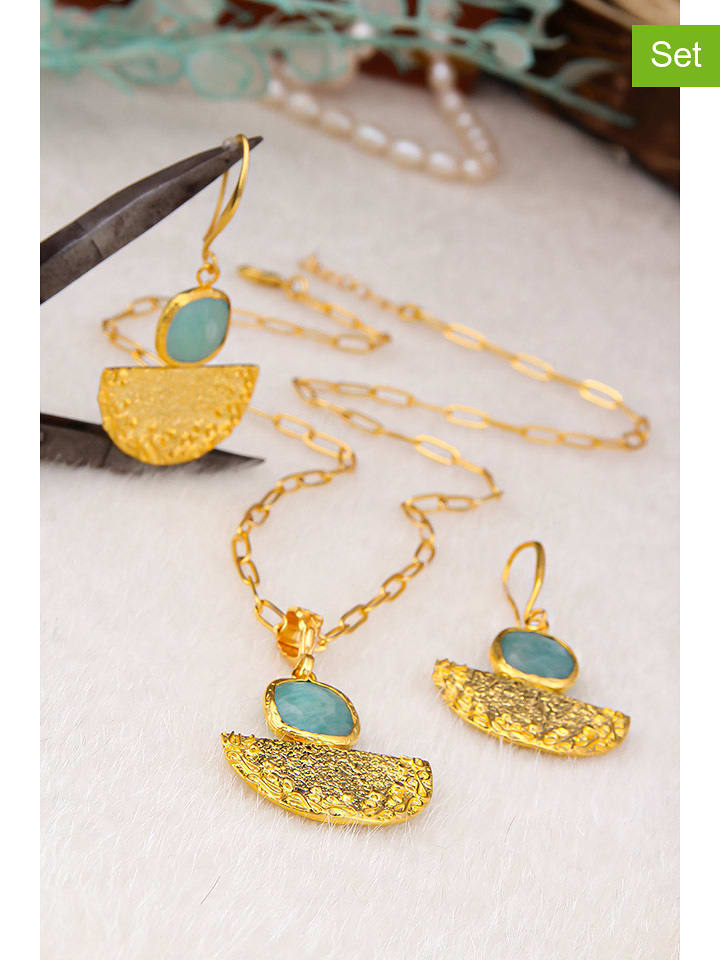 Pierres delicates 2-częściowy zestaw biżuterii rozmiar: onesize