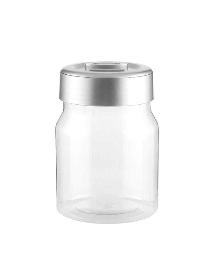 InnovaGoods Elektroniczna skarbonka w kolorze srebrnym - (W)17 x Ø 12 cm rozmiar: onesize