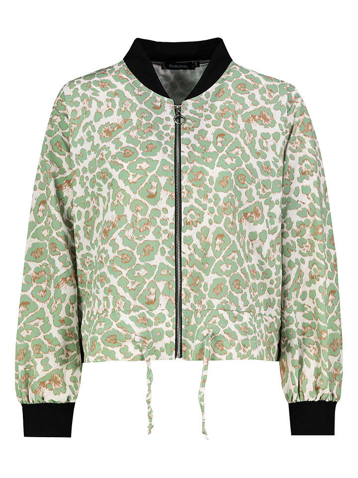 Sublevel Kurtka w kolorze jasnobrązowo-kremowo-zielonym rozmiar: M/L