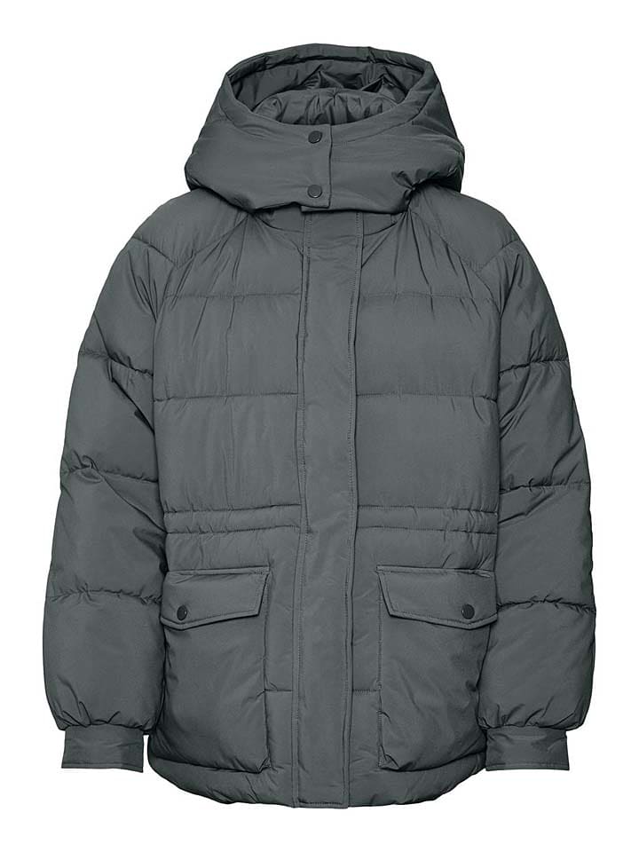 Vero Moda Kurtka zimowa w kolorze szarym rozmiar: S