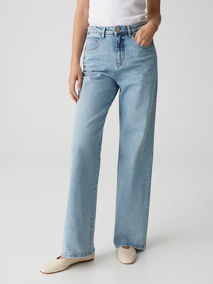 OPUS Dżinsy "Mivy" - Comfort fit - w kolorze błękitnym rozmiar: 34/L31