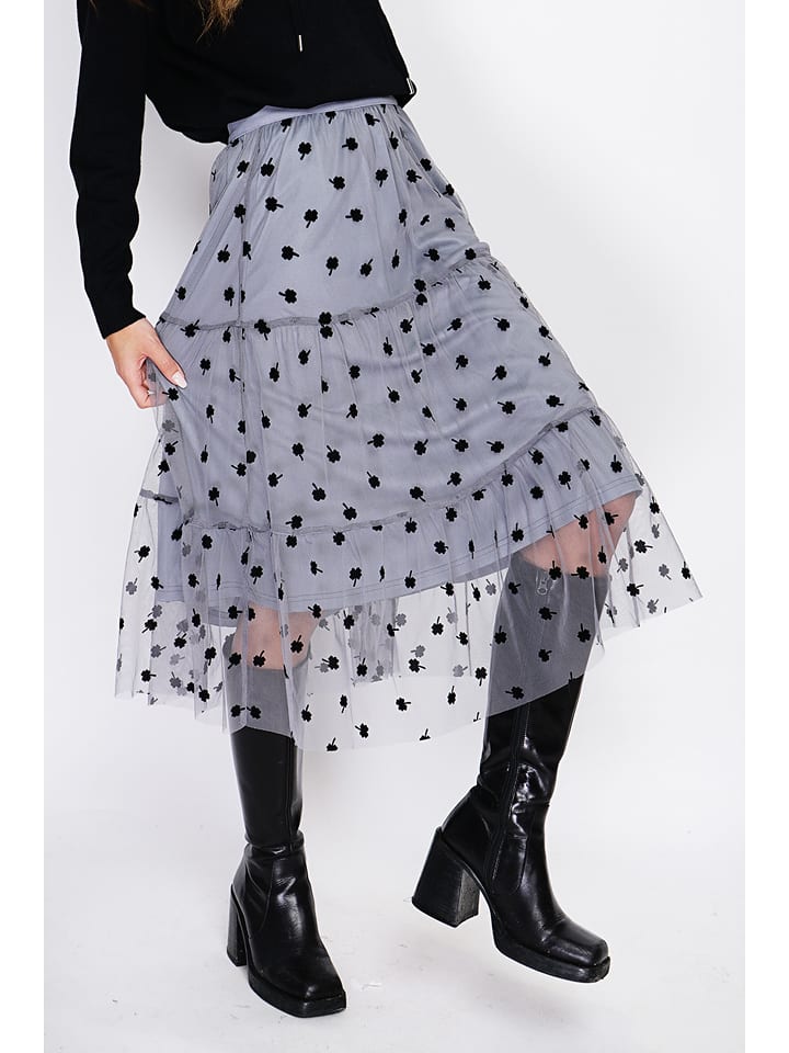 ASSUILI Spódnica w kolorze szarym rozmiar: 38