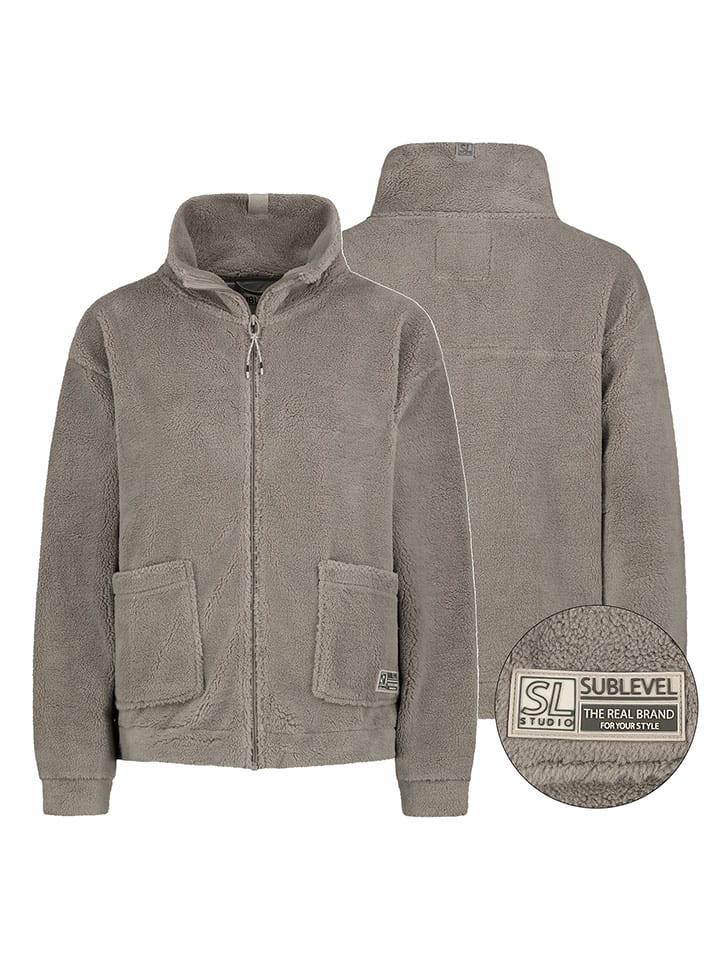 Sublevel Kurtka polarowa w kolorze szarym rozmiar: L