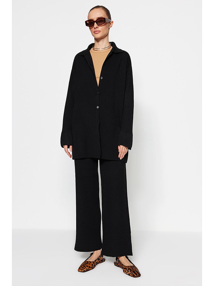 trendyol 2-częściowy zestaw w kolorze czarnym rozmiar: M