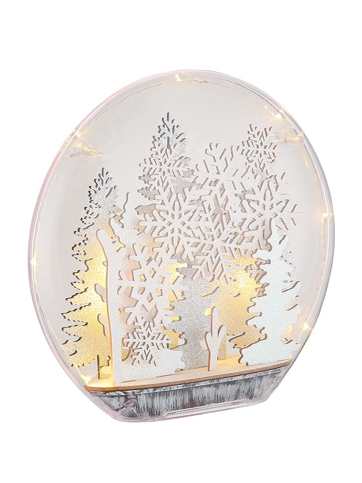 Globo lighting Lampa dekoracyjna LED w kolorze białym - 26 x 24,5 x 7 cm rozmiar: onesize