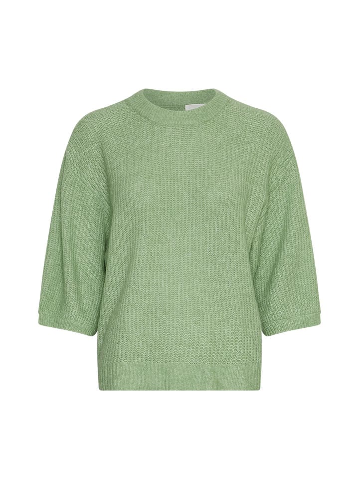 MOSS COPENHAGEN Sweter w kolorze zielonym rozmiar: S/M