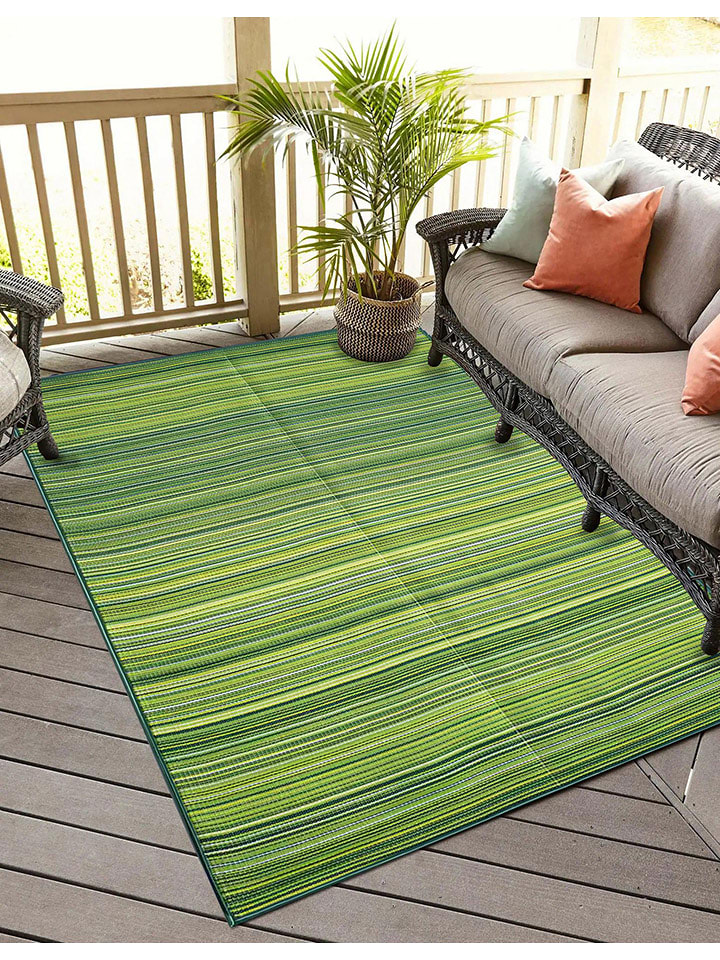 Conceptum Hypnose Dywan zewnętrzny "Hasir 009" w kolorze zielonym rozmiar: 150x210 cm