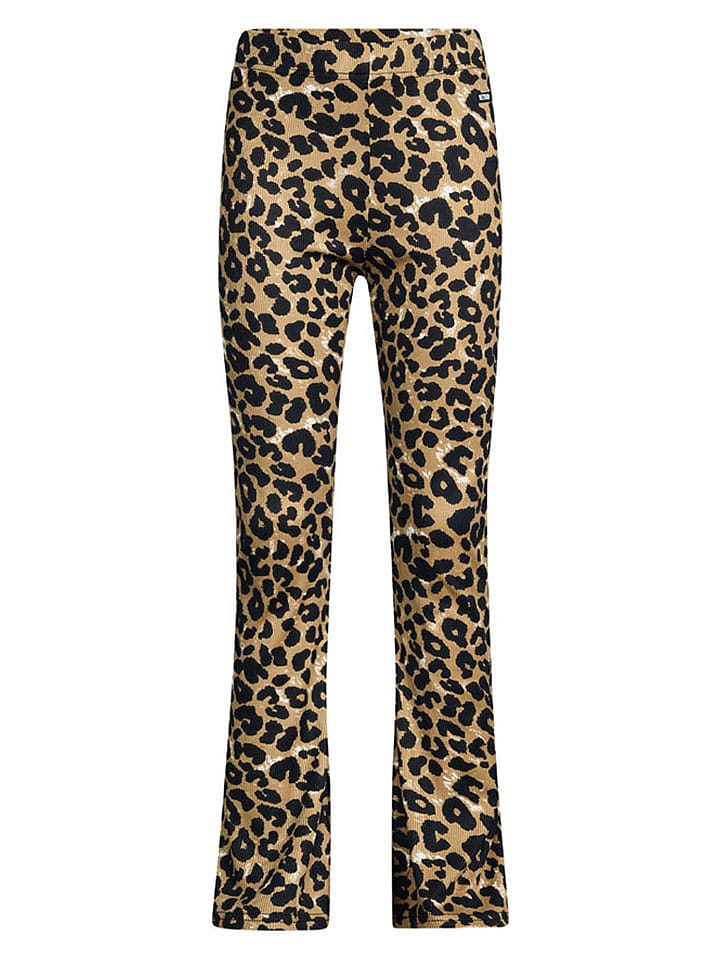 Retour Legginsy "Donna" w kolorze beżowo-czarnym rozmiar: 158/164