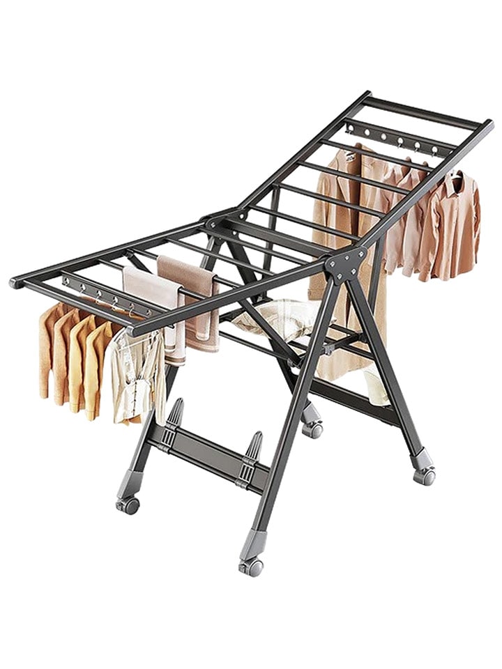 Joybos Suszarka w kolorze czarnym na pranie - 160 x 108 x 50 cm rozmiar: onesize