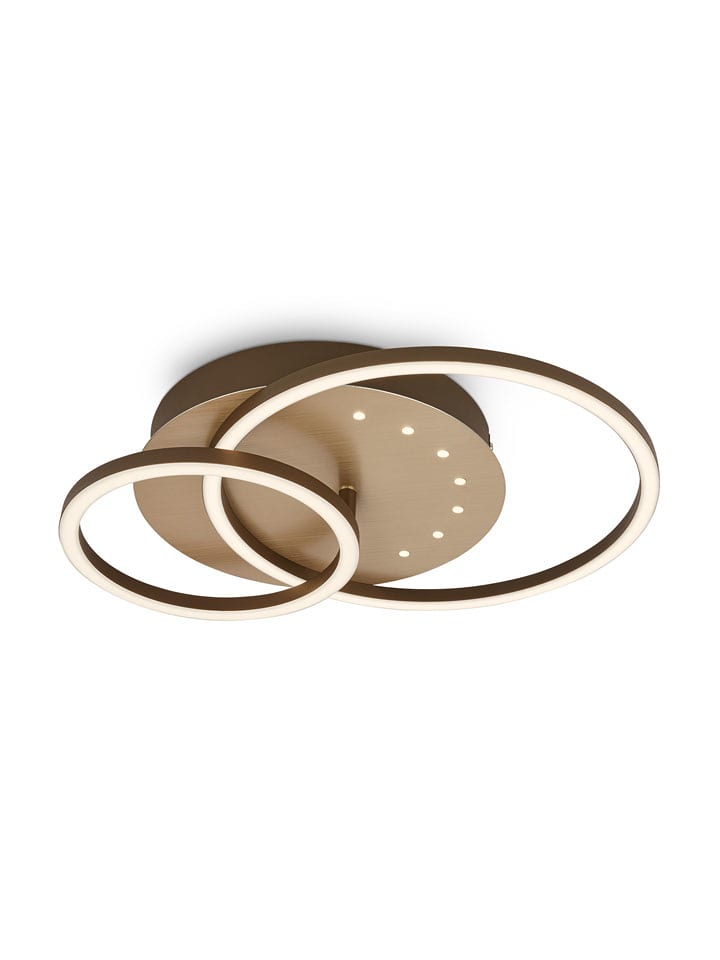 Briloner Lampa sufitowa LED w kolorze złoto-jasnobrązowym - KEE F (A do G) rozmiar: onesize