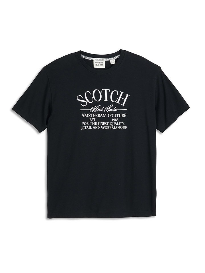 Scotch & Soda Koszulka w kolorze czarnym rozmiar: S
