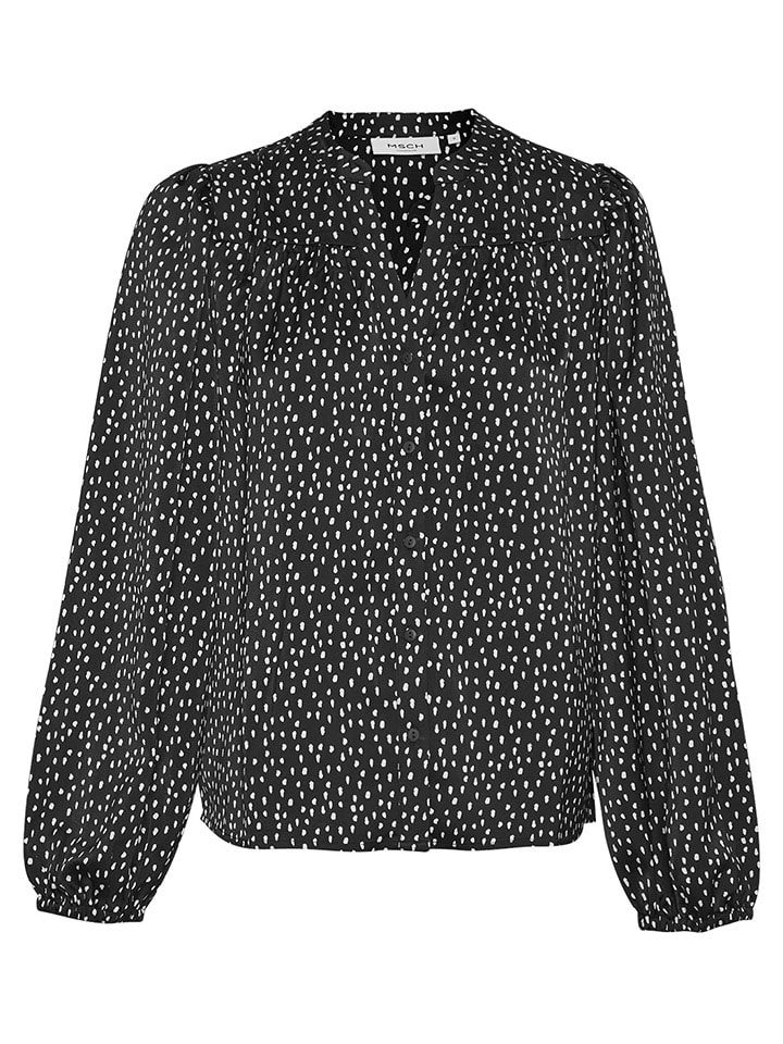 MOSS COPENHAGEN Koszula "Hanalisa Myrina" w kolorze czarno-białym rozmiar: M